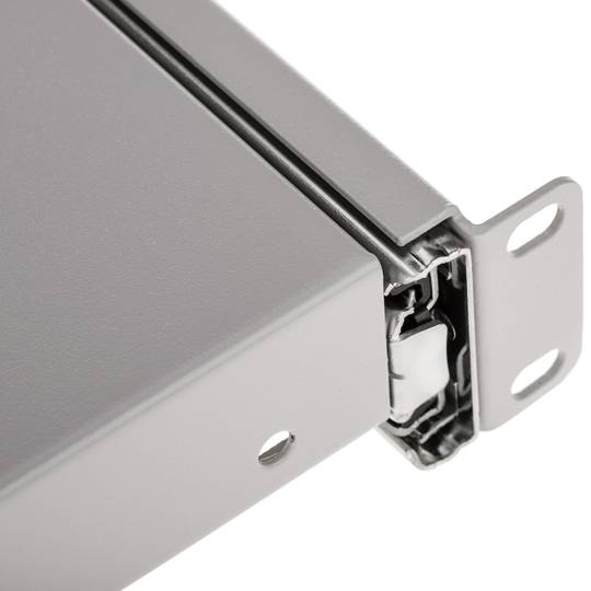 Plateau télescopique réglable pour armoire rack 1U 19