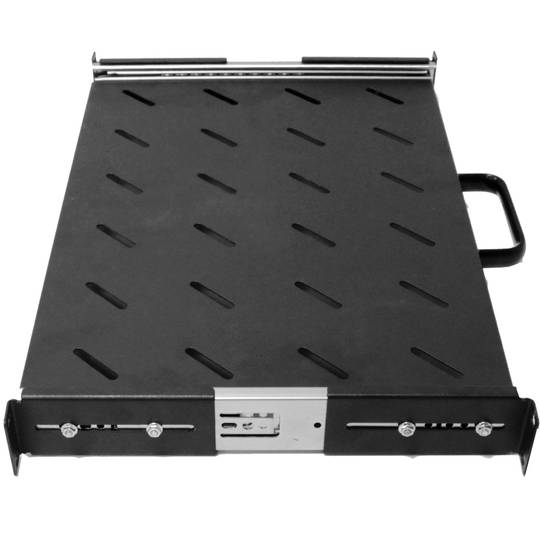 Telescopic tray for Rack 19 1U and bottom 300mm 245-445mm