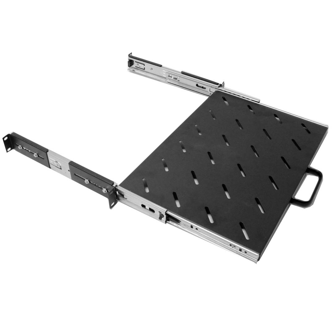 Telescopic tray for Rack 19 1U and bottom 300mm 245-445mm