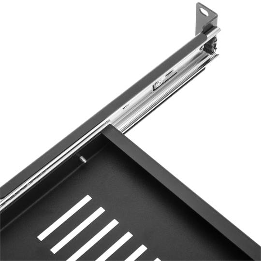 Teleskopablage für Rack 19 1U und unten 550mm - 650mm