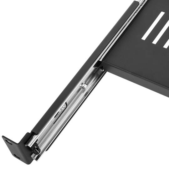 Teleskopablage für Rack 19 1U und unten 550mm - 650mm