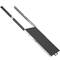 Telescopic tray 1U rack mounting F750 with front rear