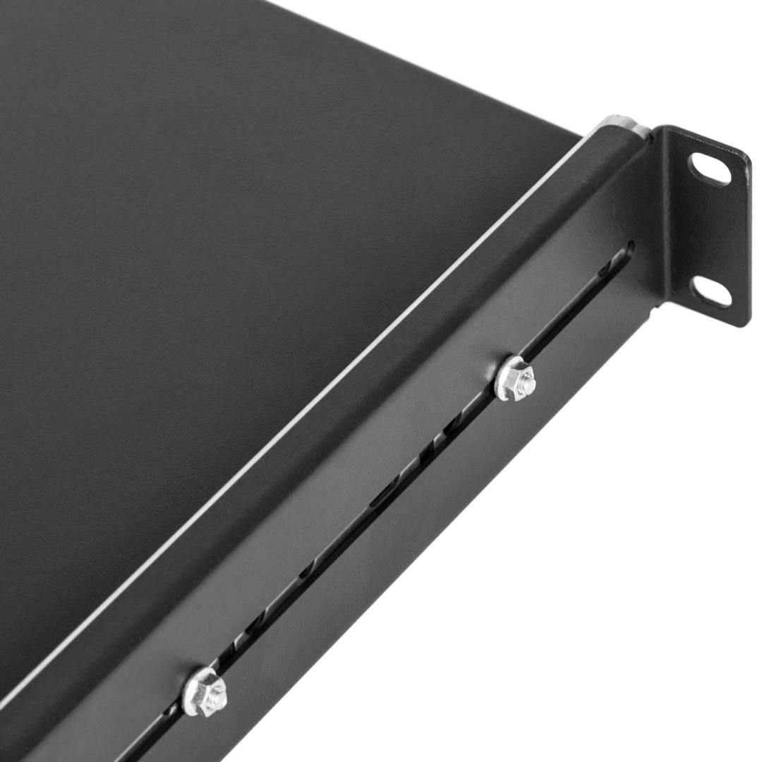 Télescopique plateau de rack 1U de montage F750 avec avant arrière