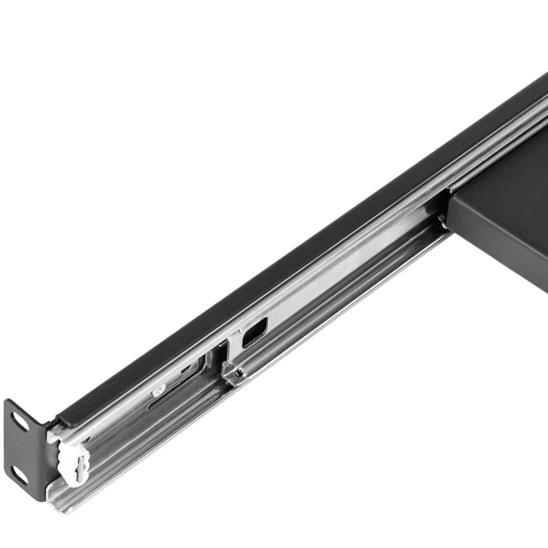 Télescopique plateau de rack 1U de montage F750 avec avant arrière