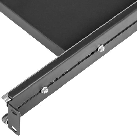 Télescopique plateau de rack 1U de montage F750 avec avant arrière