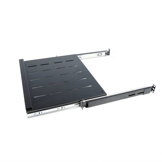 Bandeja telescópica para Rack 19 de 1U y fondo 350mm 375-645mm para teclado