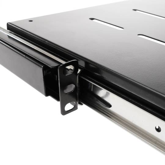Bandeja telescópica para Rack 19 de 1U y fondo 350mm 375-645mm para teclado