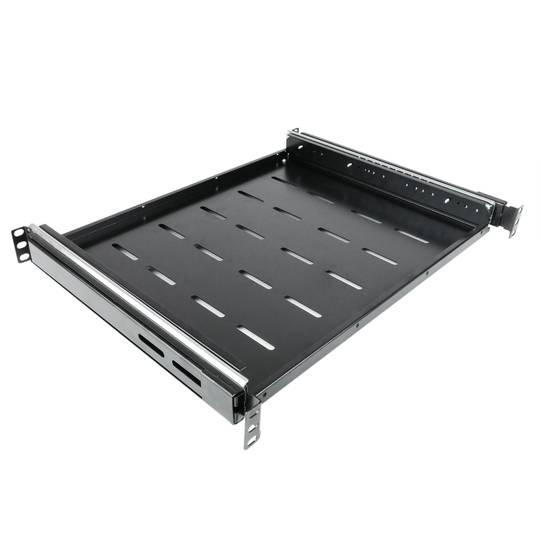 Bandeja telescópica para Rack 19 de 1U y fondo 350mm 375-645mm para teclado