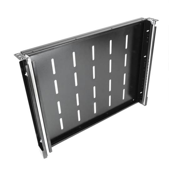 Bandeja telescópica para Rack 19 de 1U y fondo 350mm 375-645mm para teclado