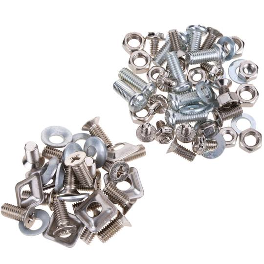 Guide laterali telescopiche estensibili di 500 mm per armadi rack 19