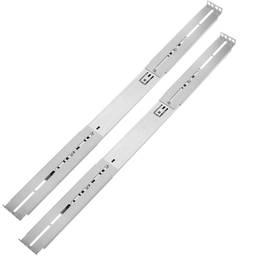 Guide laterali telescopiche estensibili di 665 mm per armadi rack 19" IPC, colore Silver
