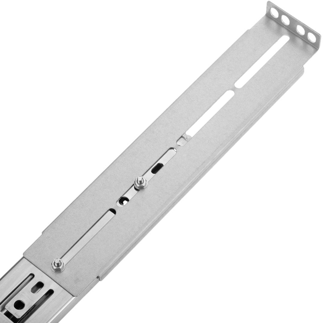 Calhas laterais telescópicas extensíveis de 665 mm para caixas de rack 19
