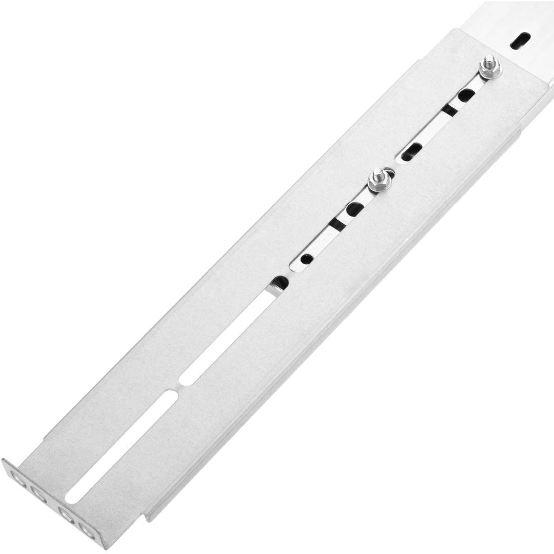 Calhas laterais telescópicas extensíveis de 665 mm para caixas de rack 19