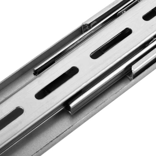 Calhas laterais telescópicas extensíveis de 665 mm para caixas de rack 19