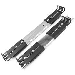 Guides latéraux télescopiques de 300 mm extensibles pour une boîte de rack IPC de 19"