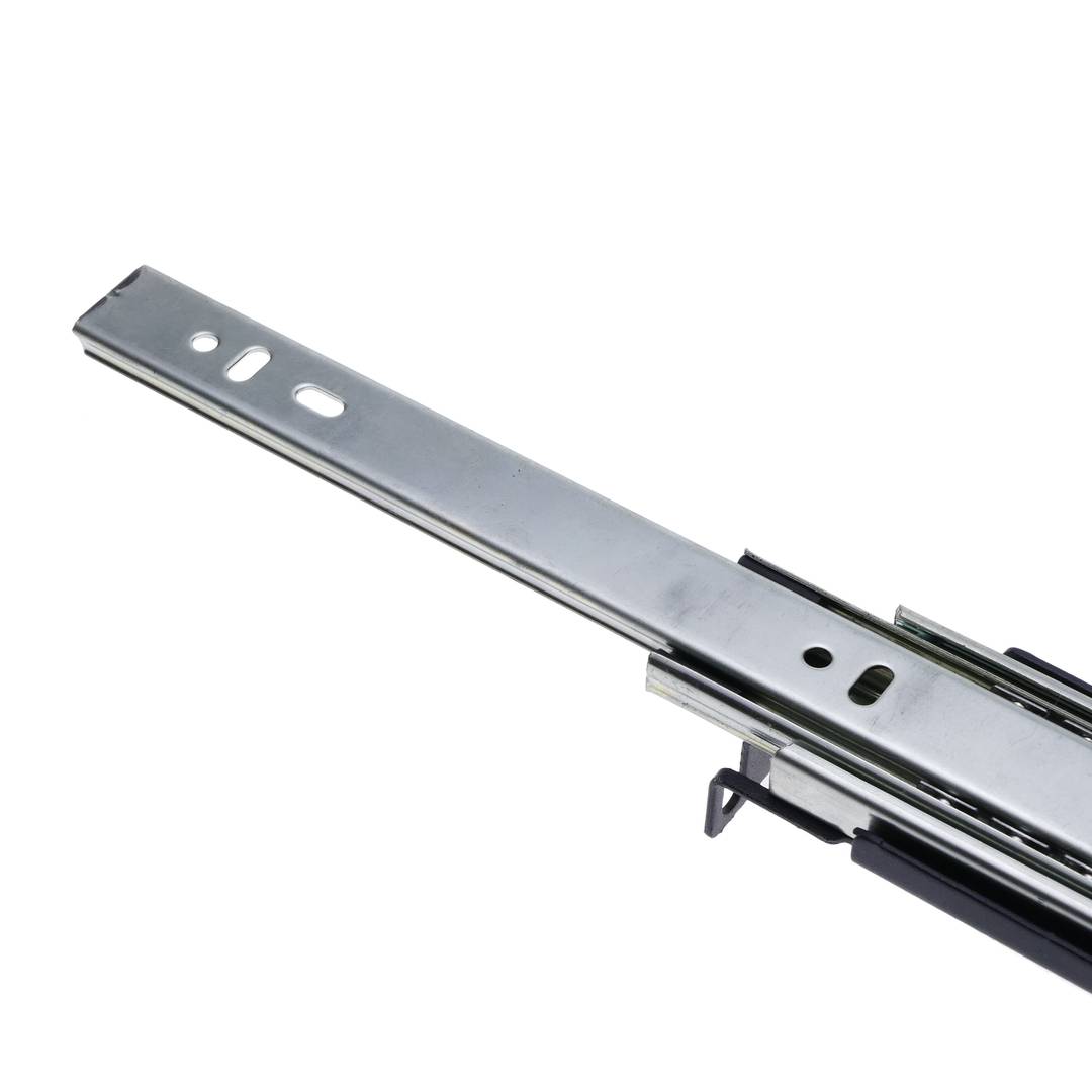 Guides latéraux télescopiques de 350 mm extensibles pour une boîte de rack IPC de 19