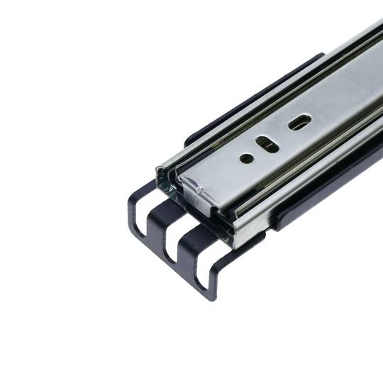 Guides latéraux télescopiques de 350 mm extensibles pour une boîte de rack IPC de 19