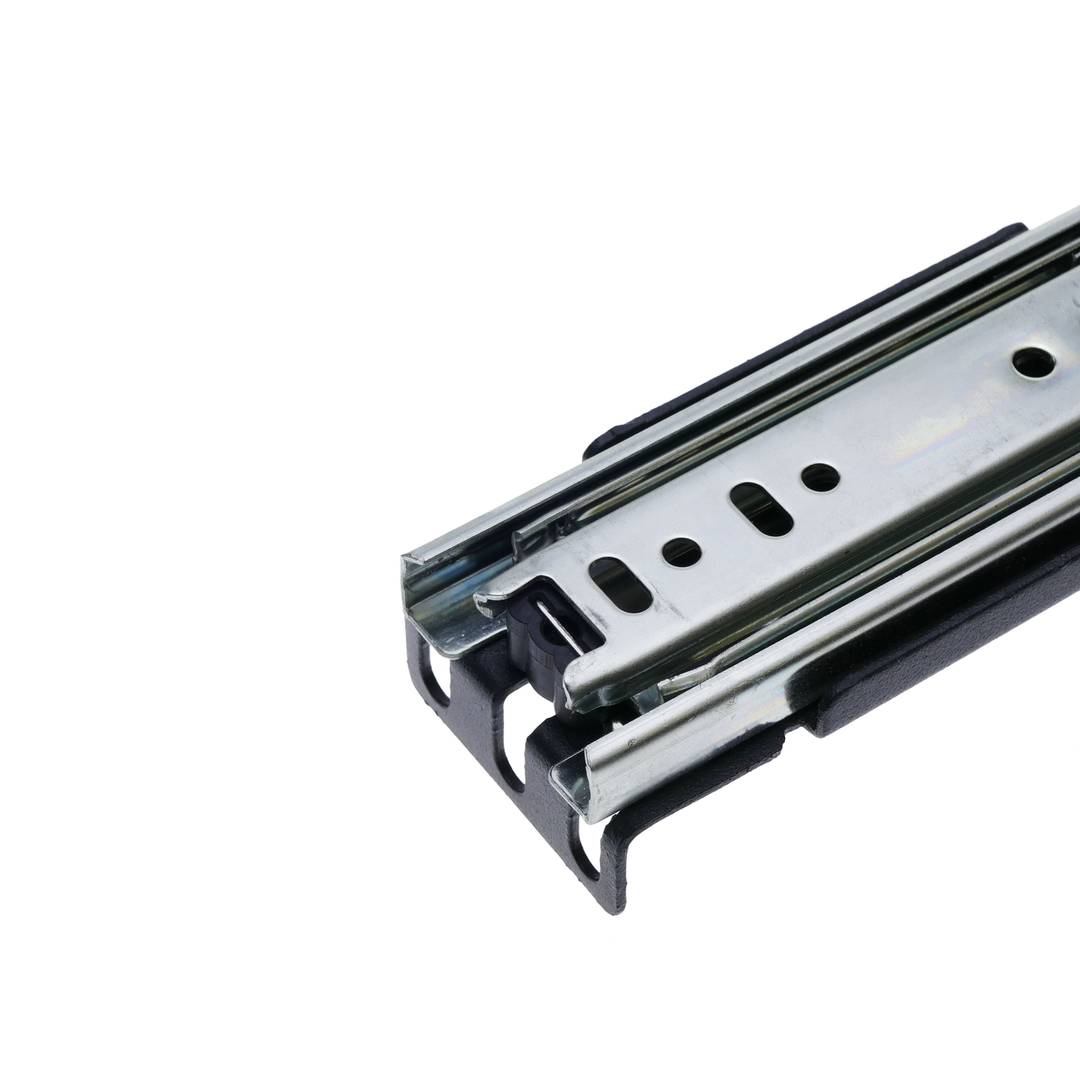 Guides latéraux télescopiques de 350 mm extensibles pour une boîte de rack IPC de 19