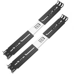 Guides latéraux télescopiques de 390 mm extensibles pour une boîte de rack IPC de 19"