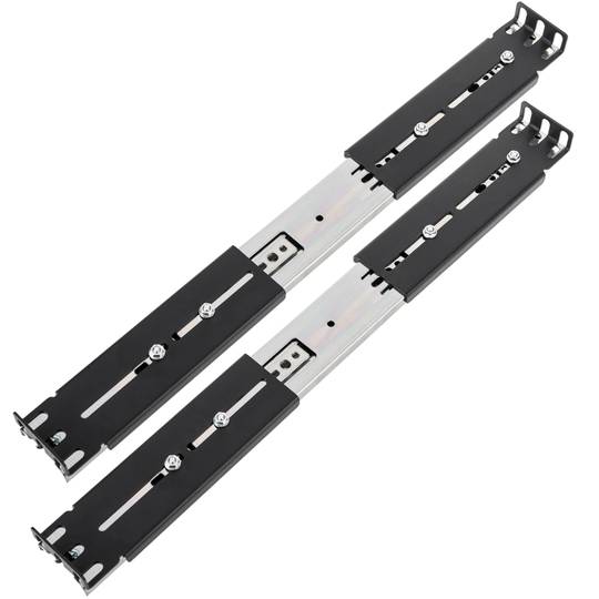 Guías laterales telescópicas de 450 mm extensibles para caja rack 19