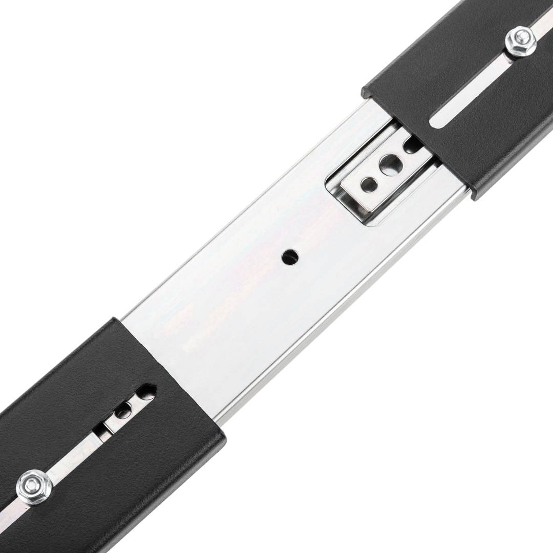 Guías laterales telescópicas de 450 mm extensibles para caja rack 19