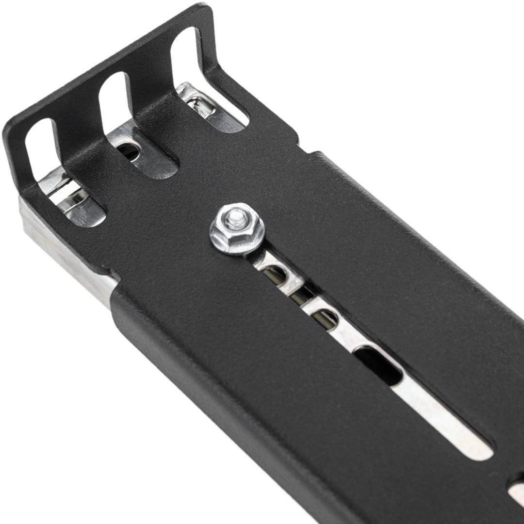 Guides latéraux télescopiques de 500 mm extensibles pour une boîte de rack IPC de 19