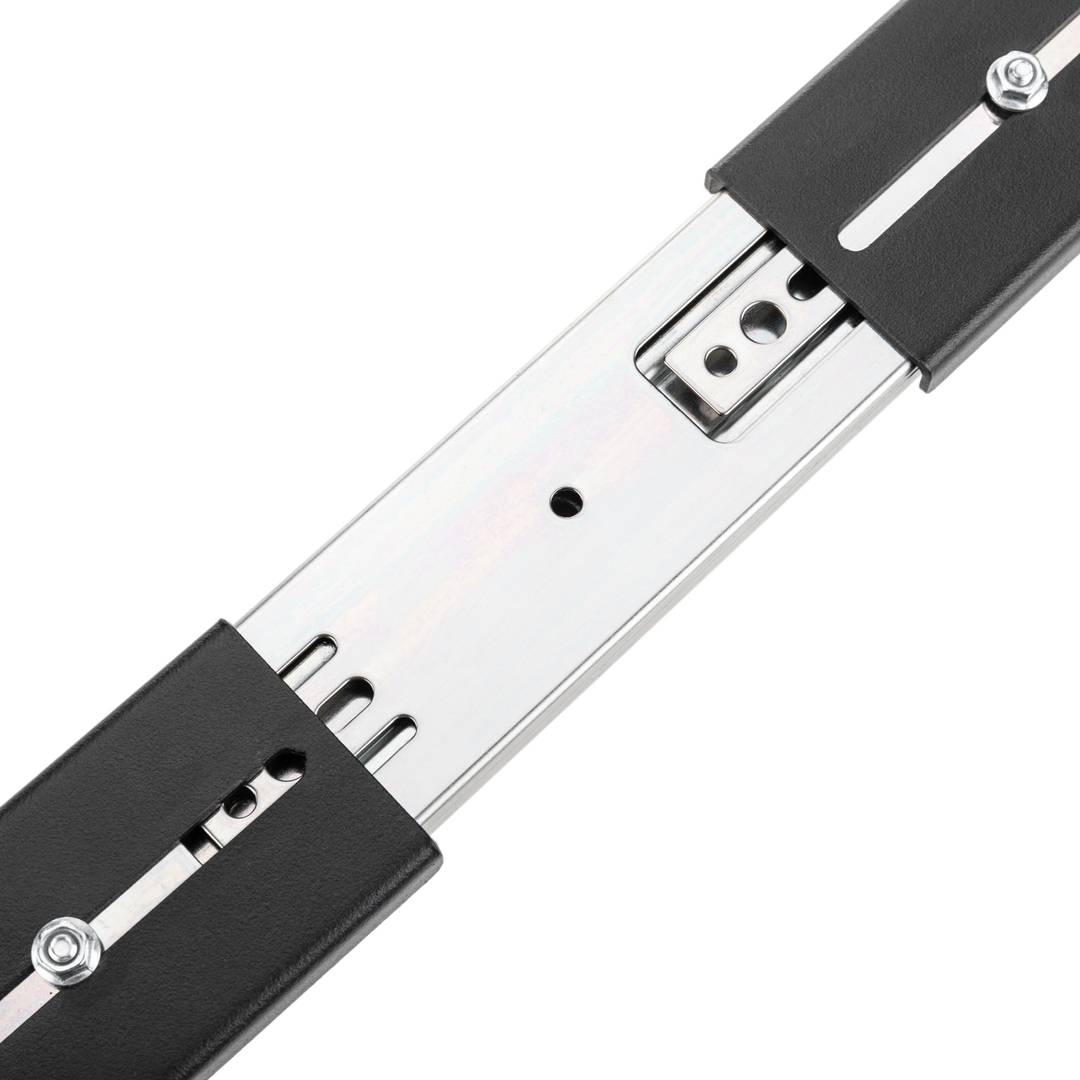 Guias laterais telescópicas de 600 mm extensíveis para rack de 19