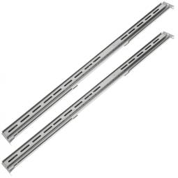 Guides latéraux télescopiques de 650 mm extensibles pour une boîte de rack IPC de 19"