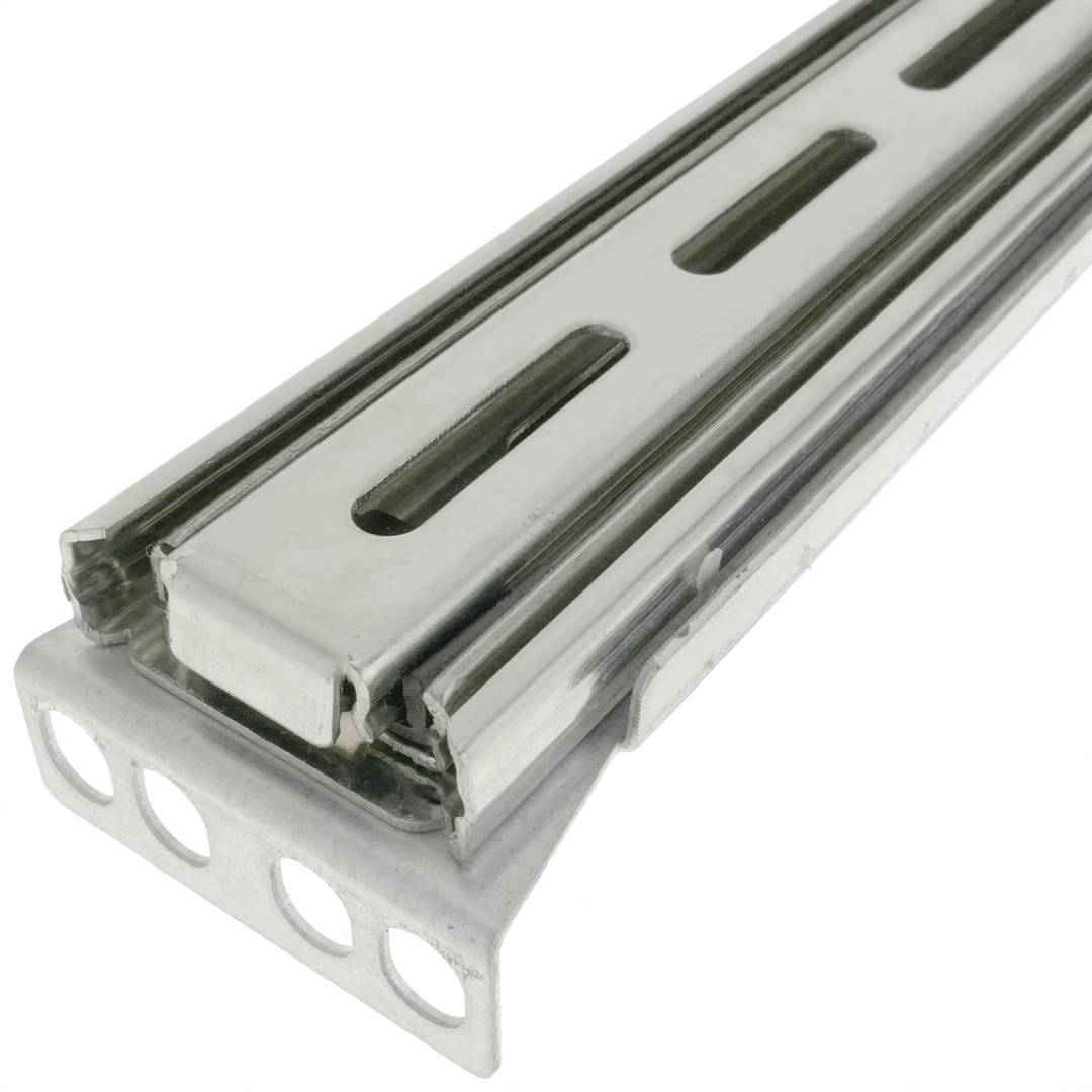 Guide laterali telescopiche da 650 mm estensibili per scatola rack da 19