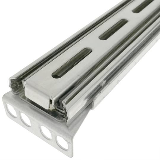 Guide laterali telescopiche da 650 mm estensibili per scatola rack da 19