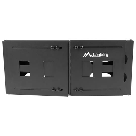 Estructura rack mural de 4U configurable en profundidad para instalación en pared Lanberg FB01-5404-10B)