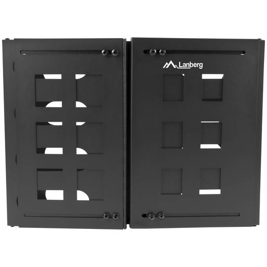 Lanberg FB01-5408-10B 8U Depth Configurable Wall Mount Rack