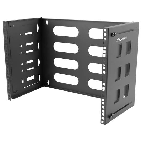 Lanberg FB01-5408-10B 8U Depth Configurable Wall Mount Rack