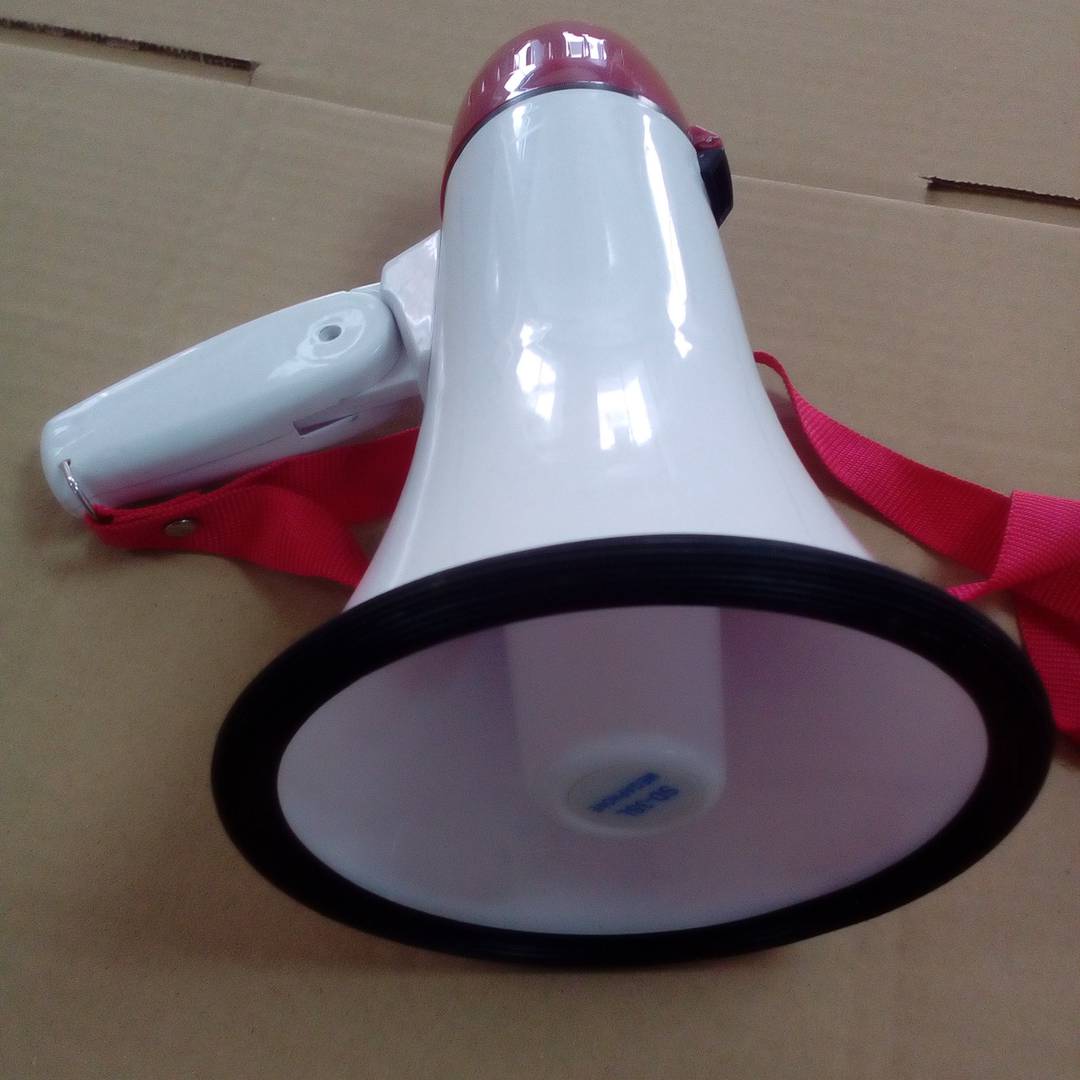 10W Megaphon mit 10s Aufnahme und Sirene 130x230 mm tragbarem Lautsprecher