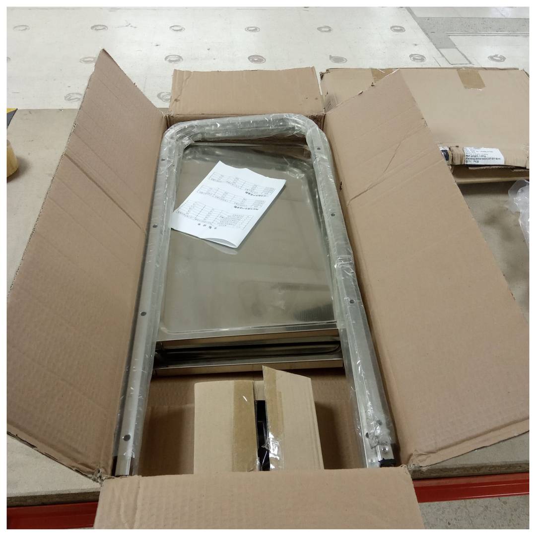 Transport trolley with 4 trays 55 x 31 x 80 cm
