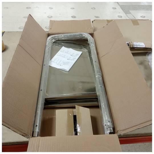 Transport trolley with 4 trays 55 x 31 x 80 cm