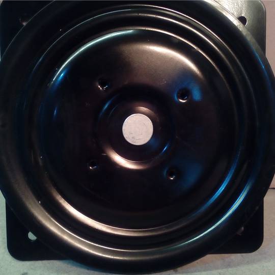 Base girevole manuale da 258 mm 245x245 mm e carico di 200 kg. Piattaforma di rotazione