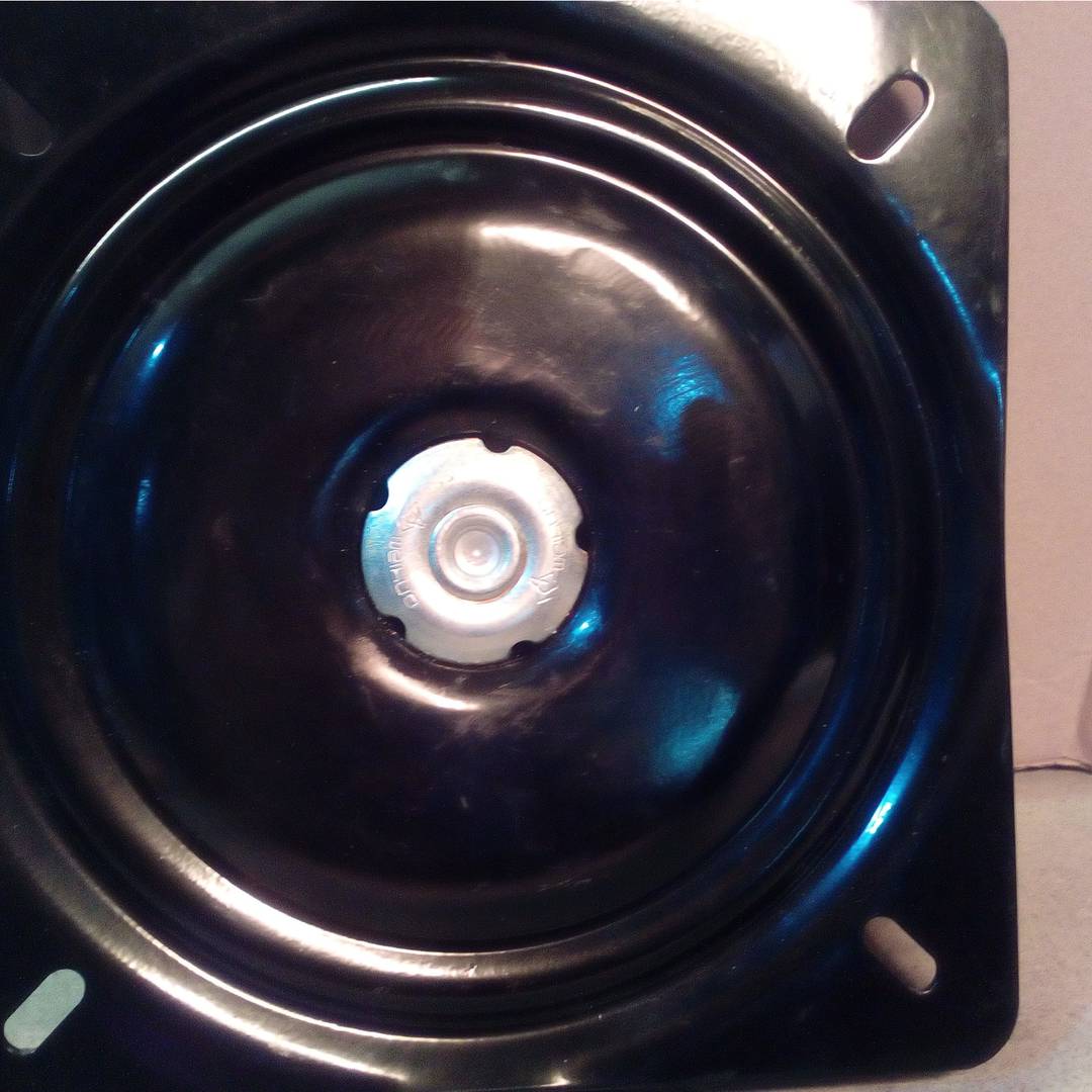 Base girevole manuale da 258 mm 245x245 mm e carico di 200 kg. Piattaforma di rotazione