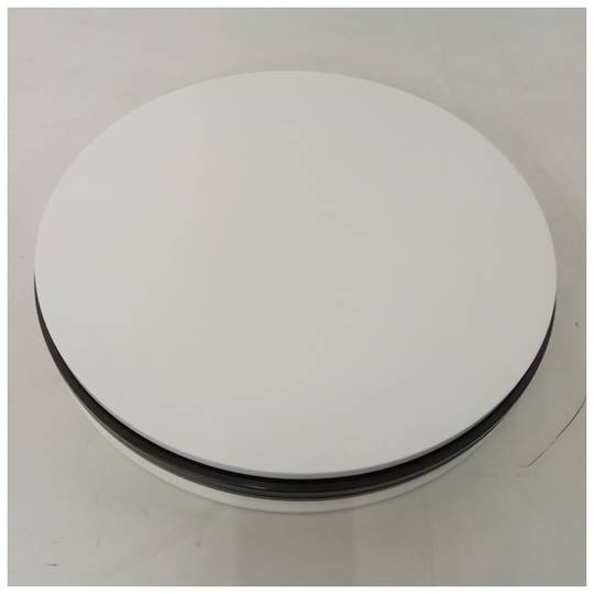45 cm electric swivel base. White rotating platform