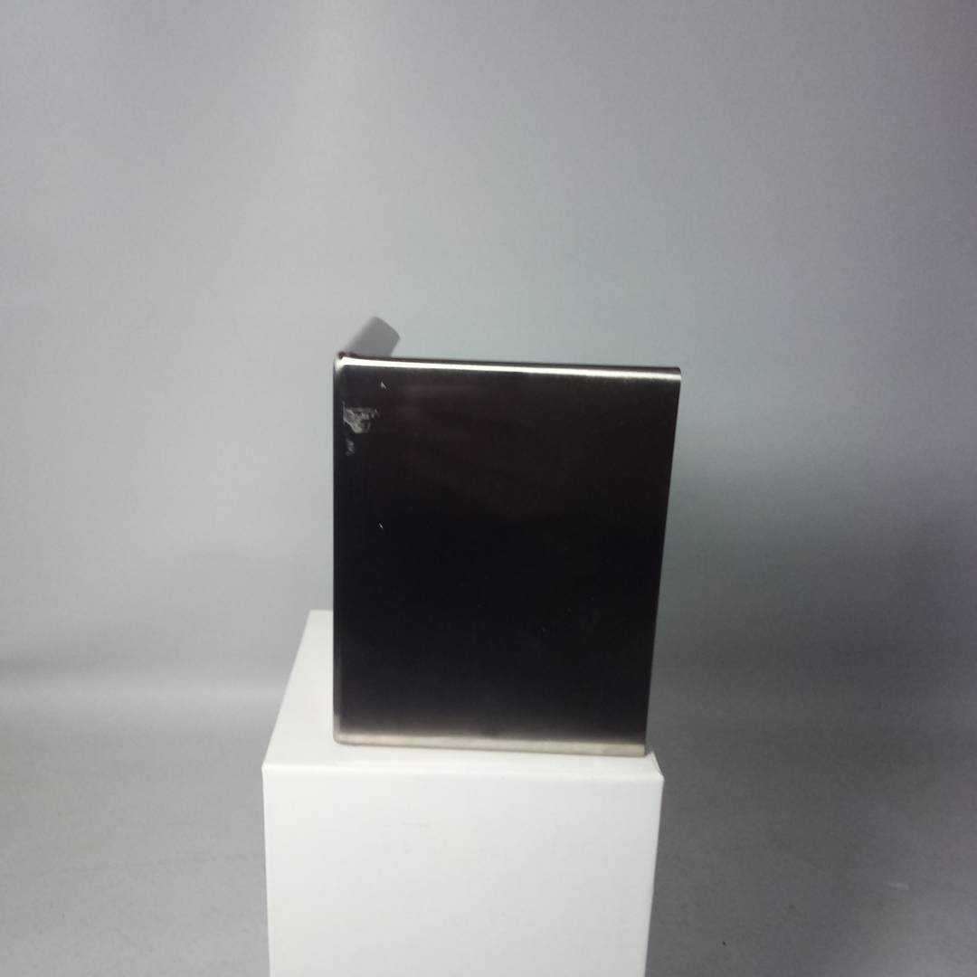 Pés cúbicos para mesa e móveis. Pernas de aço inoxidável de 10 cm, pacote com 4