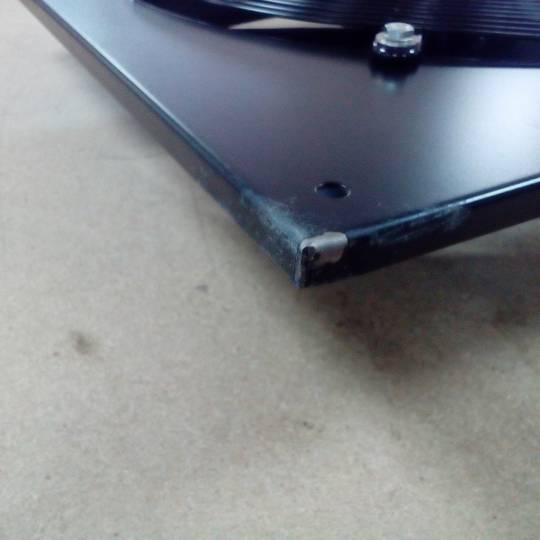 500 mm Wand-Luftabzug für Industrielüftung 1350 U/min quadratisch 665x665x95 mm