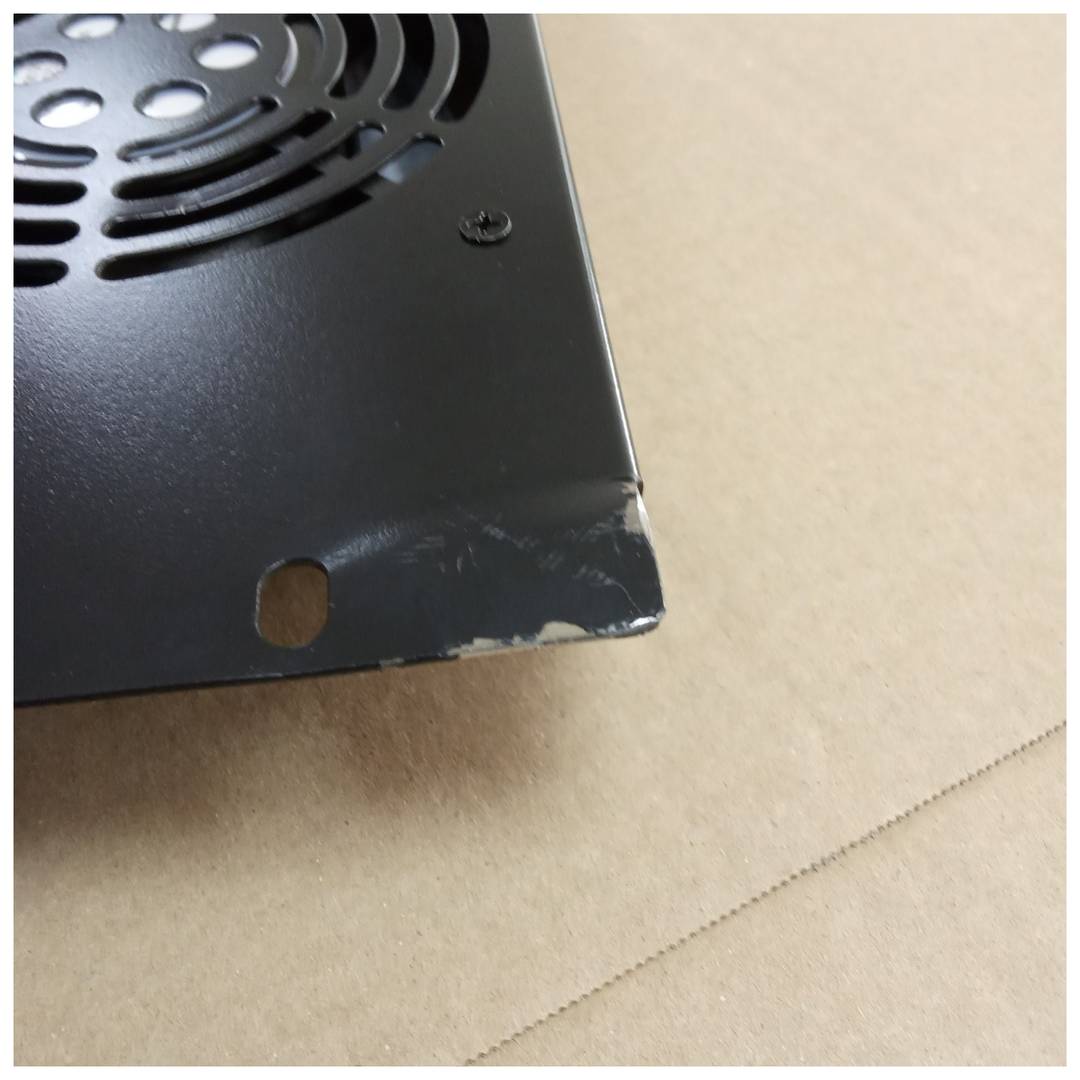 Kit ventilazione 3U con 2 ventole rack19 anteriori