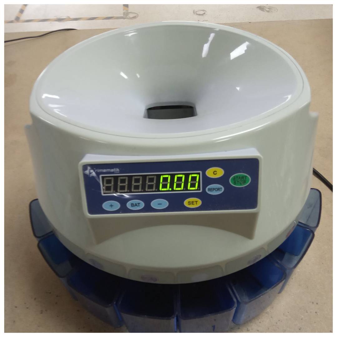 Muntteller met automatische sorteerder voor Euro DB360