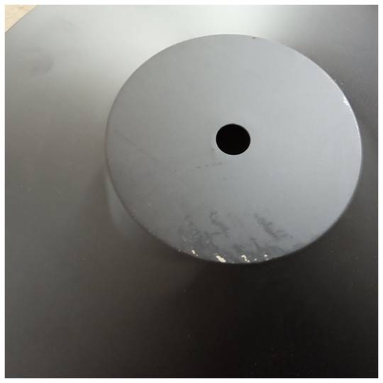 Verdeelpaal 2 stuks zwart met 3 m uitrekbare tape 320 x 63 x 910 mm