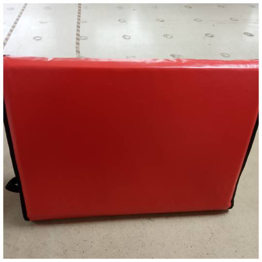 Saco isotérmico 50 x 39 x 39 cm vermelho para entrega de encomendas de comida de moto e bicicleta