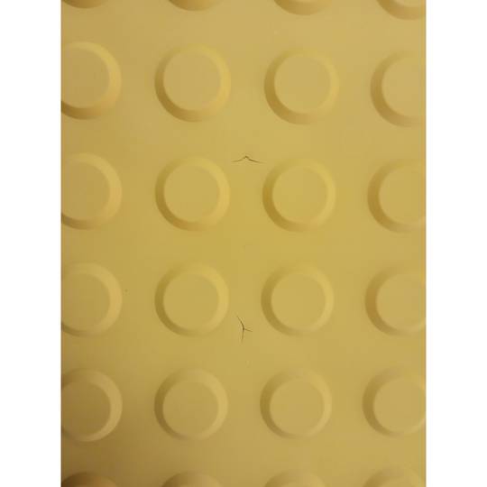 Baldosa podotáctil pavimento táctil para ciegos invidentes de 30x30cm con círculos amarillo 10-pack
