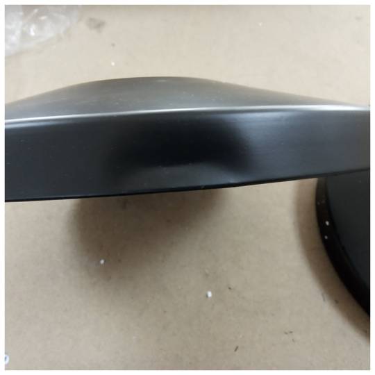 Palo separatore 2 unità nero con nastro estensibile 3 m 320 x 63 x 910 mm