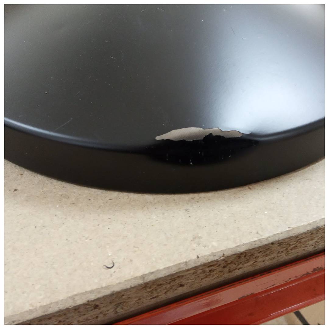 Palo separatore 2 unità nero con nastro estensibile 3 m 320 x 63 x 910 mm