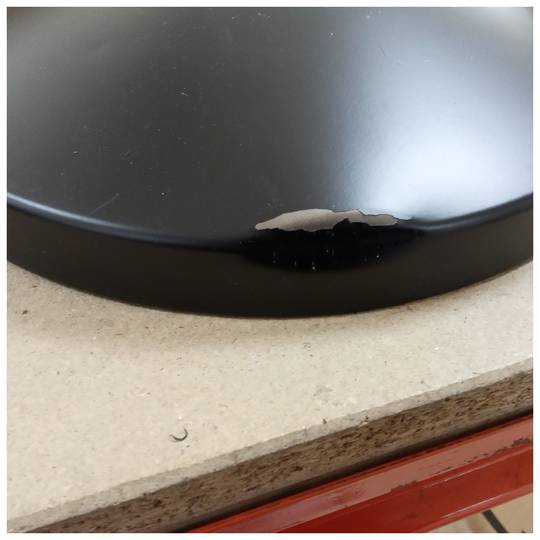 Palo separatore 2 unità nero con nastro estensibile 3 m 320 x 63 x 910 mm