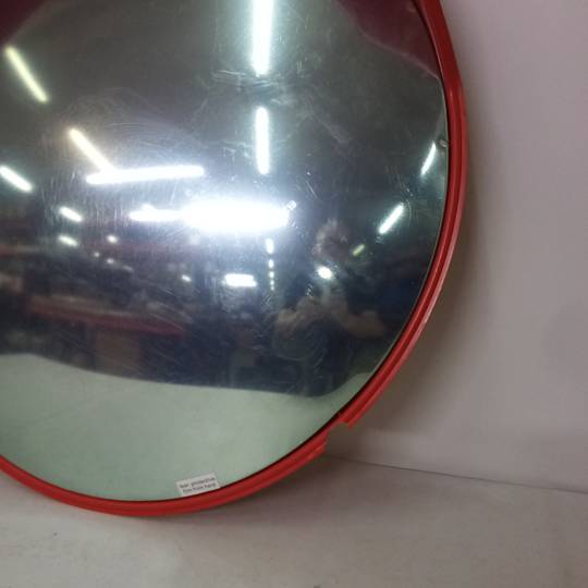 80 cm convex mirror for security and surveillance signage